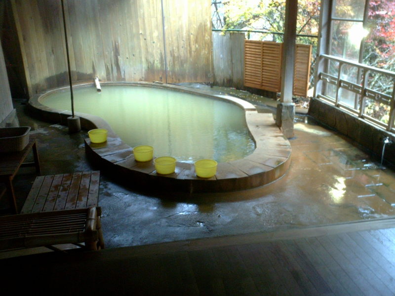 Kiri no Yu is large, with a nice tatami area for sipping tea or relaxing.
